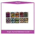 Color Button Magnets with Flower Shape